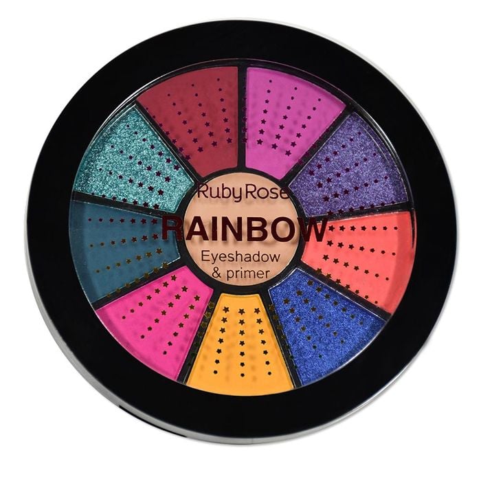 MINI PALETA DE SOMBRAS - HB99861 - RAINBOW - RUBYROSE