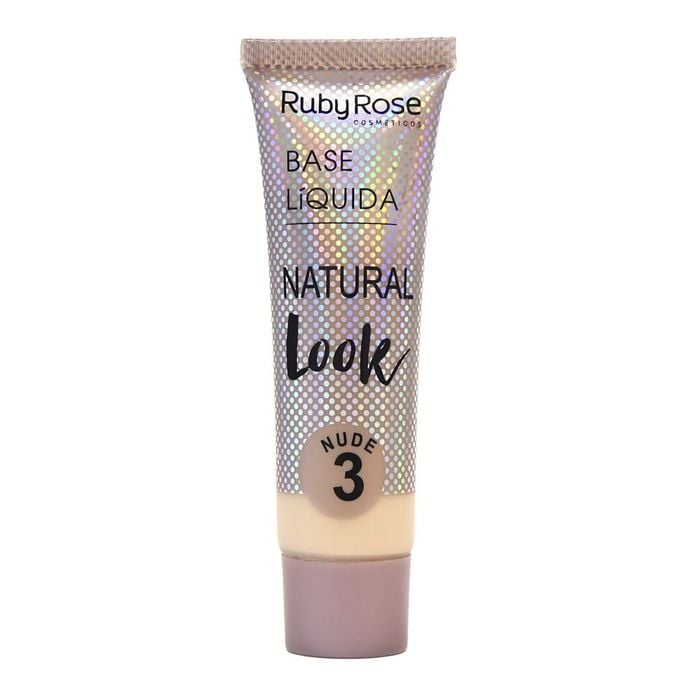 BASE LIQUIDA NATURAL LOOK - HB8051N3 - NUDE 3 - RUBYROSE