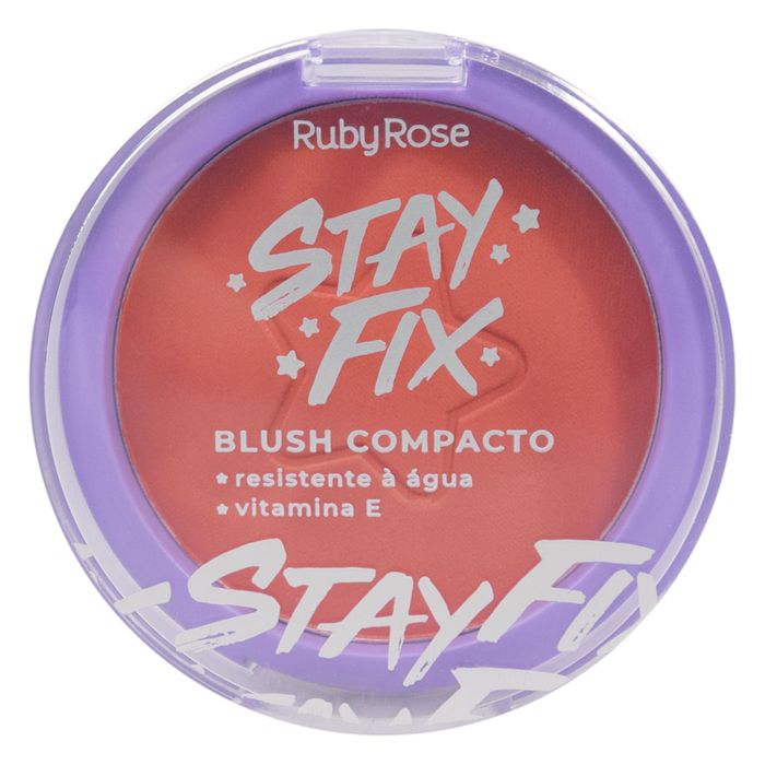 Blush Compacto Stay Fix - Rr0032 - Pegasus - Rubyrose