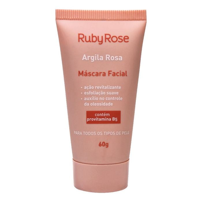 MASCARA FACIAL ARGILA ROSA - HB404 - RUBYROSE