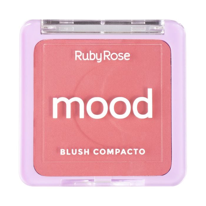Blush Compacto Mood Mb120 Hbf5822 Rubyrose