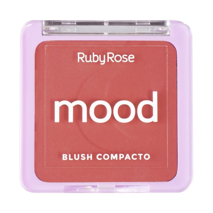 Blush Compacto Mood Mb40 Hbf5824 Rubyrose