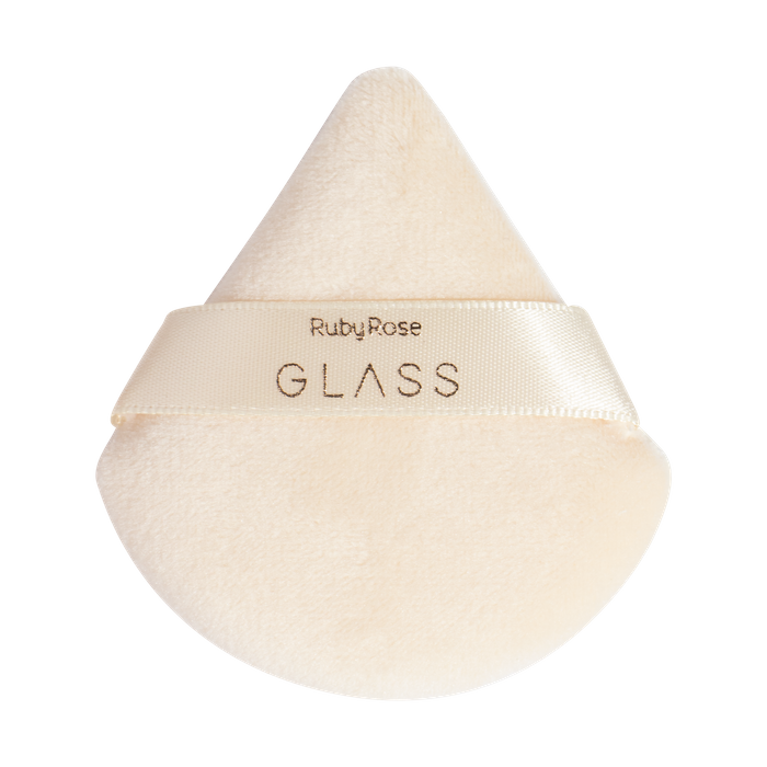 Esponja De Po Powder Puff Glass Rubyrose