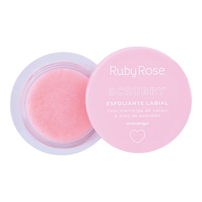 SCRUBBY ESFOLIANTE LABIAL - HB8525MO - MORANGO - RUBYROSE