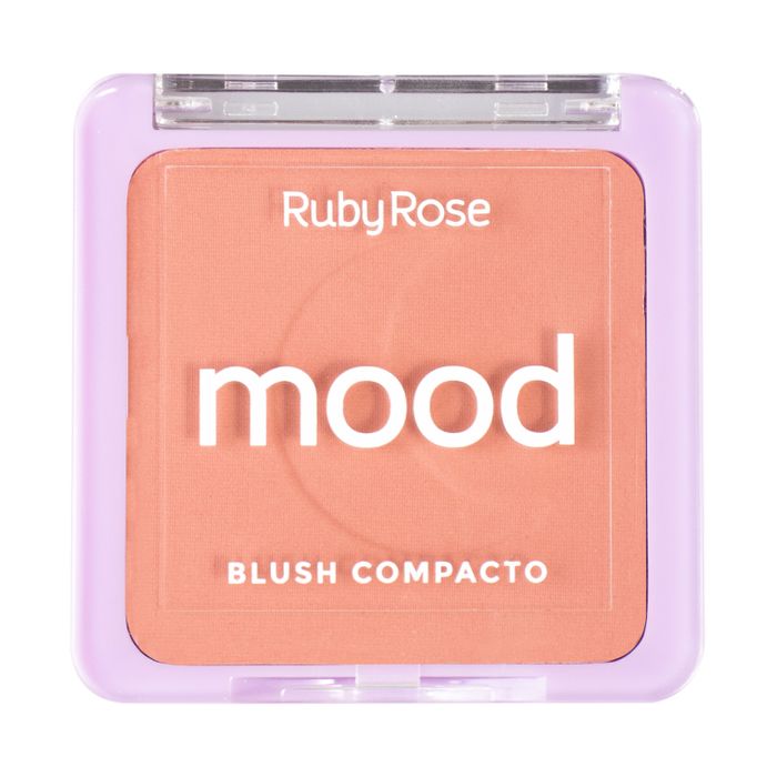 Blush Compacto Mood Mb100 Hbf5821 Rubyrose