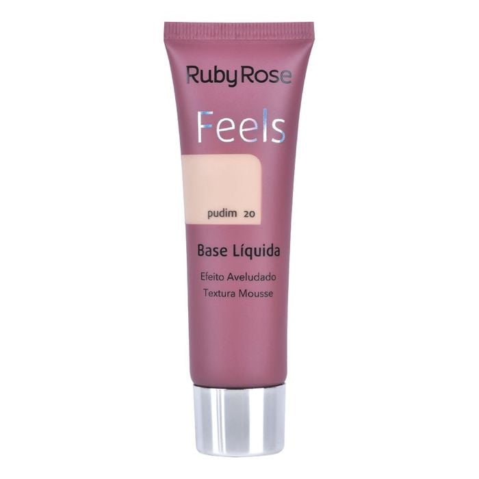 Base Liquida Feels - Hb8053 - Pudim 20 - Rubyrose