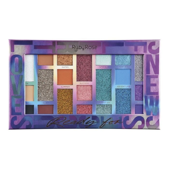 Paleta De Sombras Ready For - Hb1059 - Rubyrose