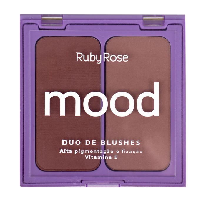 Duo Blush Feels Mood - Hb870 - Rose Rust + New Peach - Rubyrose