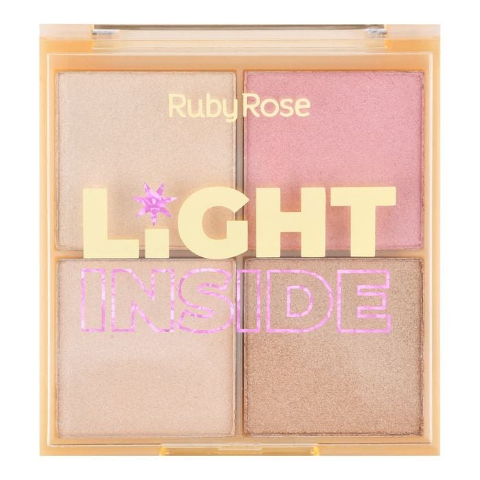 PALETA DE ILUMINADOR GLOW LIGTH INSIDE HB75231 RUBYROSE
