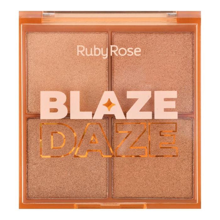 PALETA DE ILUMINADOR GLOW BLAZE DAZE HB75233 RUBYROSE