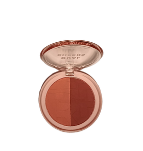 Dual Cheeks Blush Compacto Ivory/bronze Hbm03-4 Ruby Rose