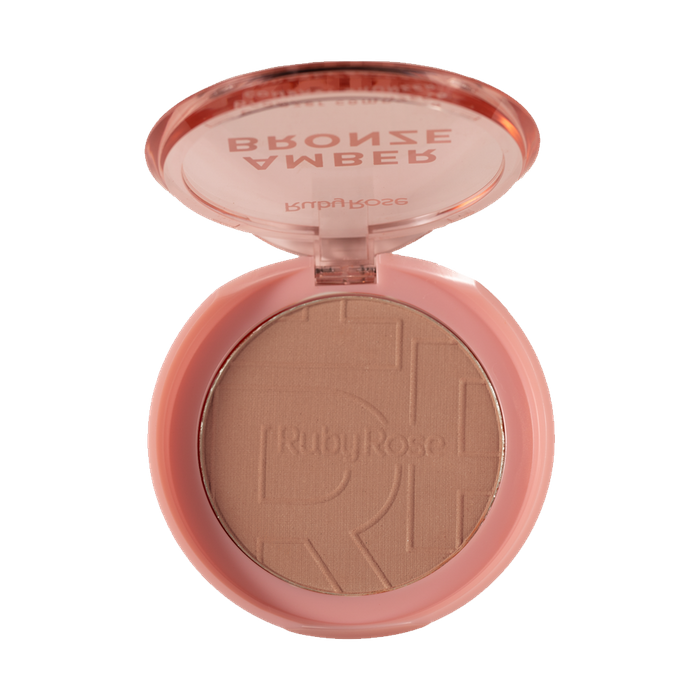 BRONZER COMPACTO-AMBER BRONZE BEACH SANDS HBM202-1 RUBYROSE