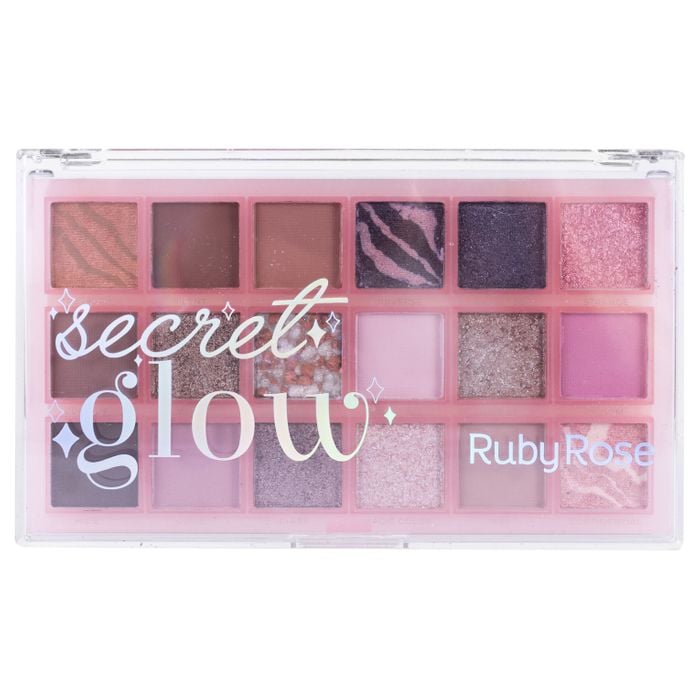 PALETA DE SOMBRAS SECRET GLOW HB1084 RUBYROSE