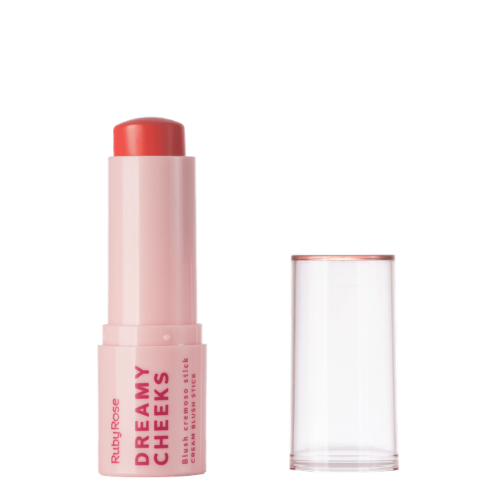 BLUSH CREMOSO STICK DREAMY CHEEKS SOLAR ORANGE HBM01-8 RUBY ROSE