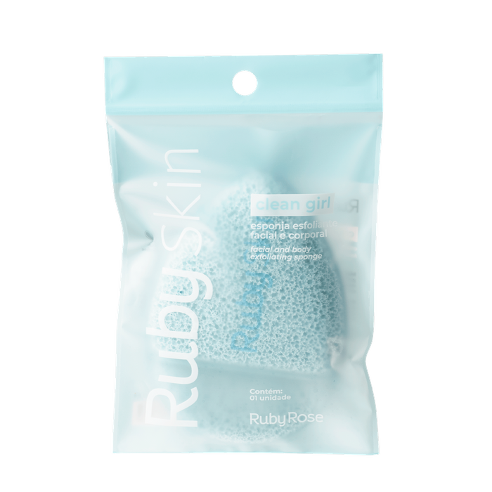 ESPONJA ESFOLIANTE PUFF CLEAN GIRL RUBY SKIN HBA70001 RUBY ROSE