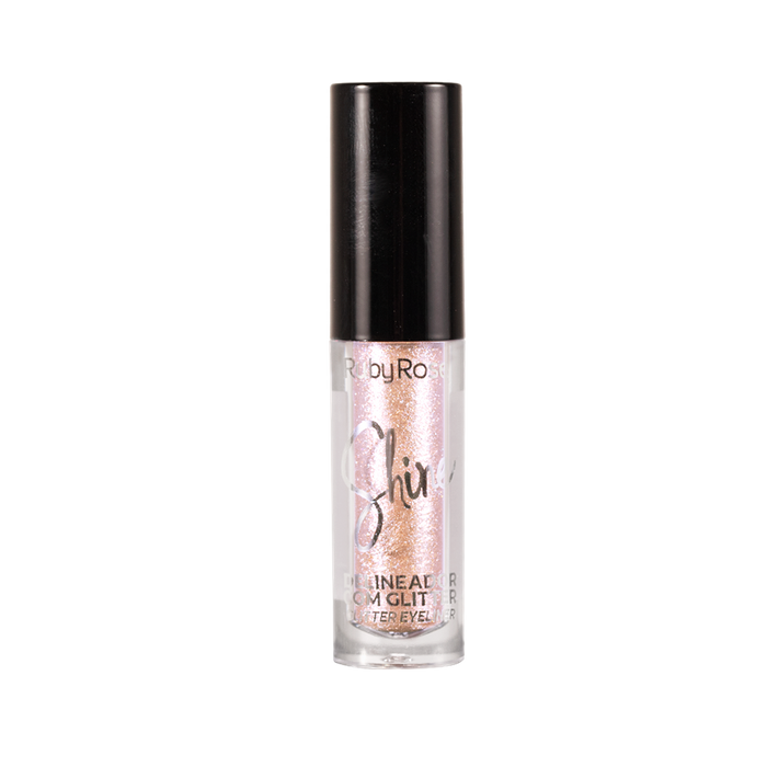 HB8416-3N DELINEADOR COM GLITTER SHINE IVORY GLITTER RUBY ROSE