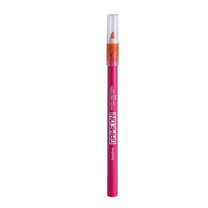 LÁPIS COLORIDO EM GEL PARA OLHOS GAME ON - RUN HB24005 RUBY ROSE