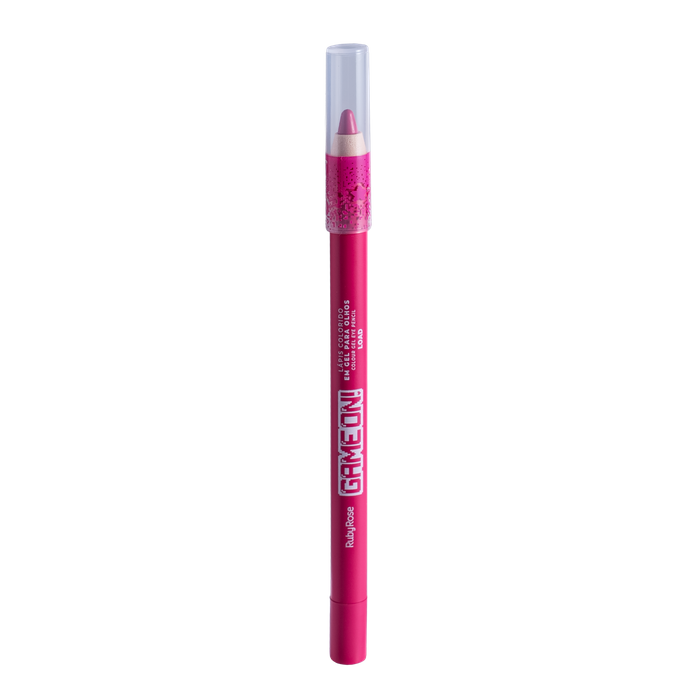 LÁPIS COLORIDO EM GEL PARA OLHOS GAME ON - LOAD HB24003 RUBY ROSE