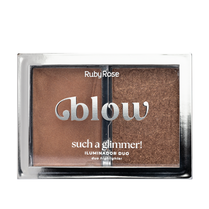 ILUMINADOR DUO SUCH A GLIMMER! - LIKE A GOLD RING  (ID07/ID08)  - BLOW HBM705-4 RUBY ROSE