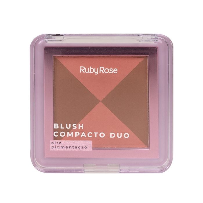 BLUSH COMPACTO DUO DB04 HBF5854 RUBYROSE