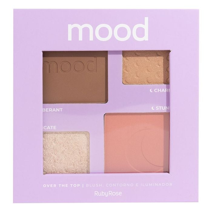 Paleta Blush Contorno E Iluminador Beyond Words Mood Hbf5862 Rubyrose