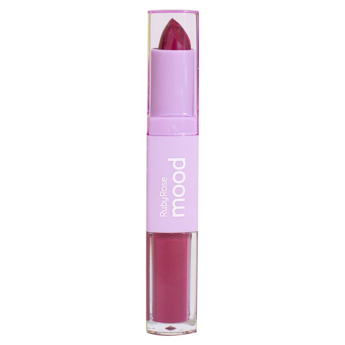 Batom Duo Matte Mood Hb86148 Cm08 Rubyrose