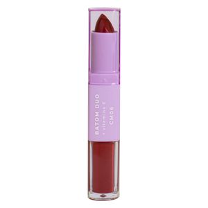 Batom Duo Matte Mood Hb86146 Cm06 Rubyrose