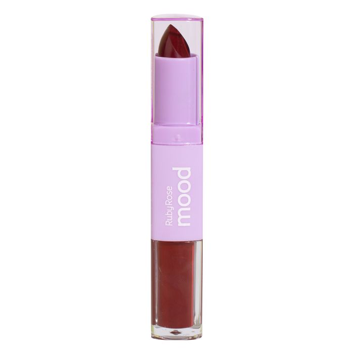 Batom Duo Matte Mood Hb861411 Cm11 Rubyrose