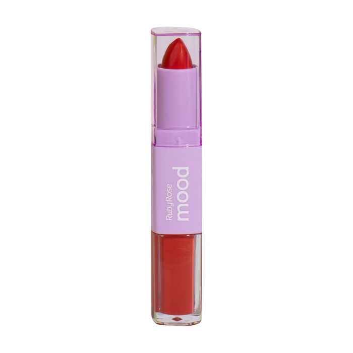 Batom Duo Matte Mood Hb861413 Cm13 Rubyrose