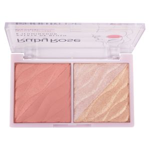 Paleta De Blush E Iluminador Hb75332 Rubyrose