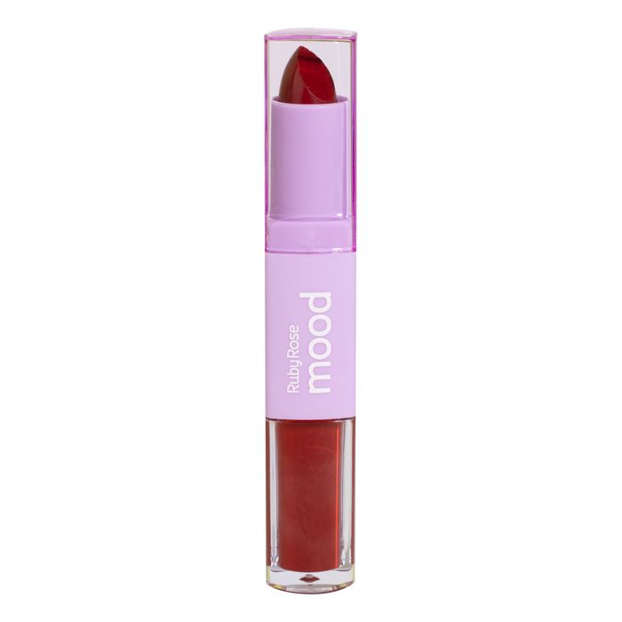 Batom Duo Matte Mood Hb86149 Cm09 Rubyrose