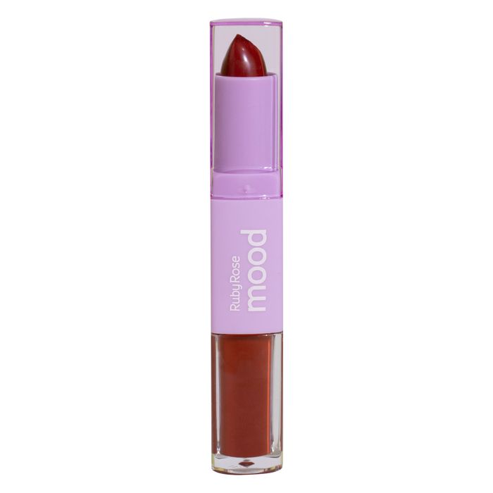 Batom Duo Matte Mood Hb86144 Cm04 Rubyrose