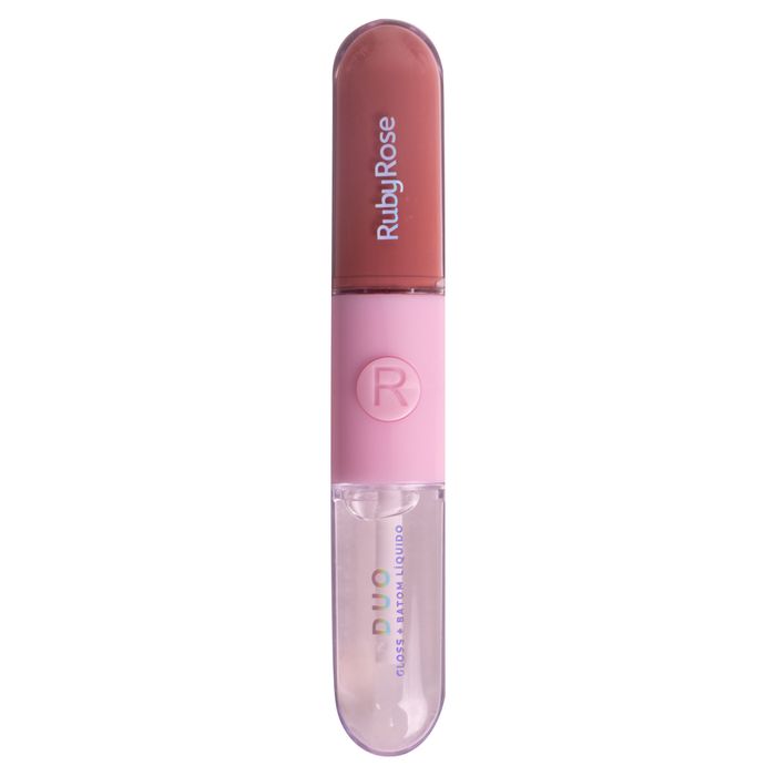 Batom Liquido Duo D04 Hbf5684 Rubyrose