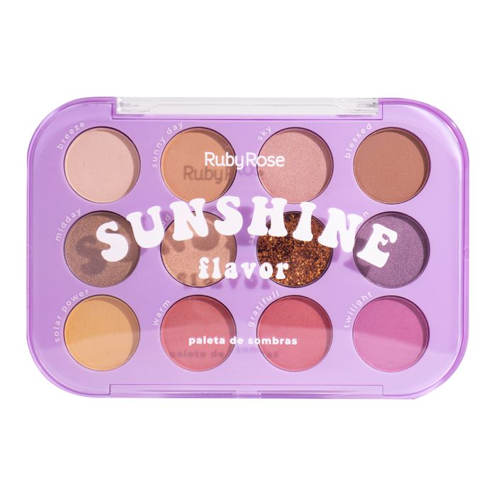 Paleta De Sombras Sunshine Flavor Hb1092 Rubyrose