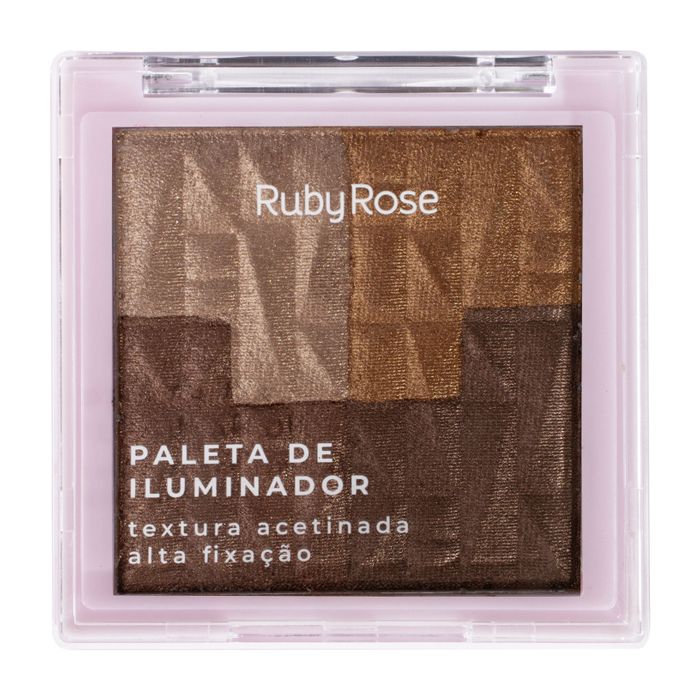 PALETA DE ILUMINADOR MASTER GLOW HB72343 RUBYROSE