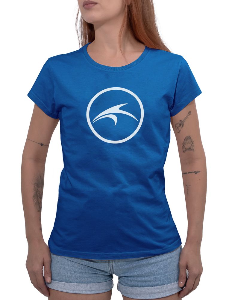 Camiseta Feminina Colorway Azul Eletrico