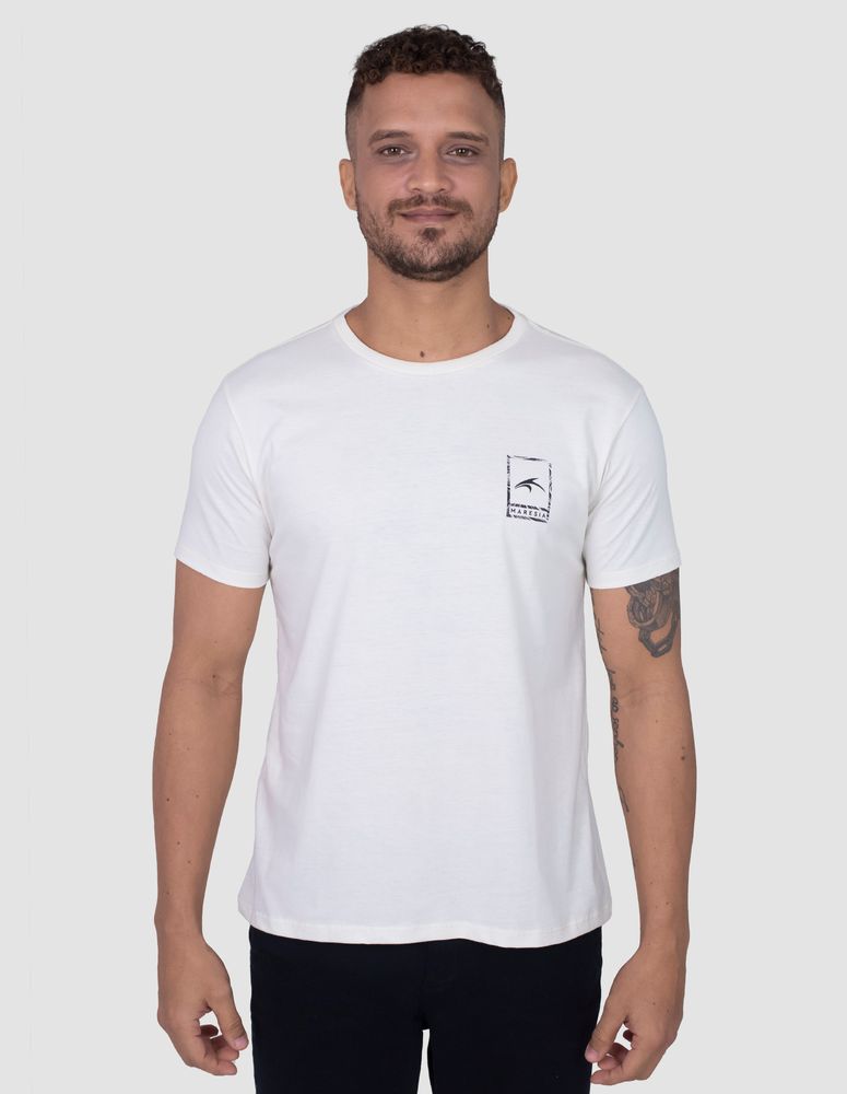 Camiseta Masculina Camisa Algodão Blusa T-Shirts Cinza Estampada Caveira -  Marca John John