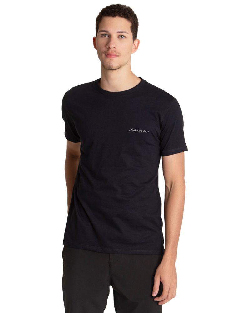 Camiseta Silk Slim Fit Signature Preto