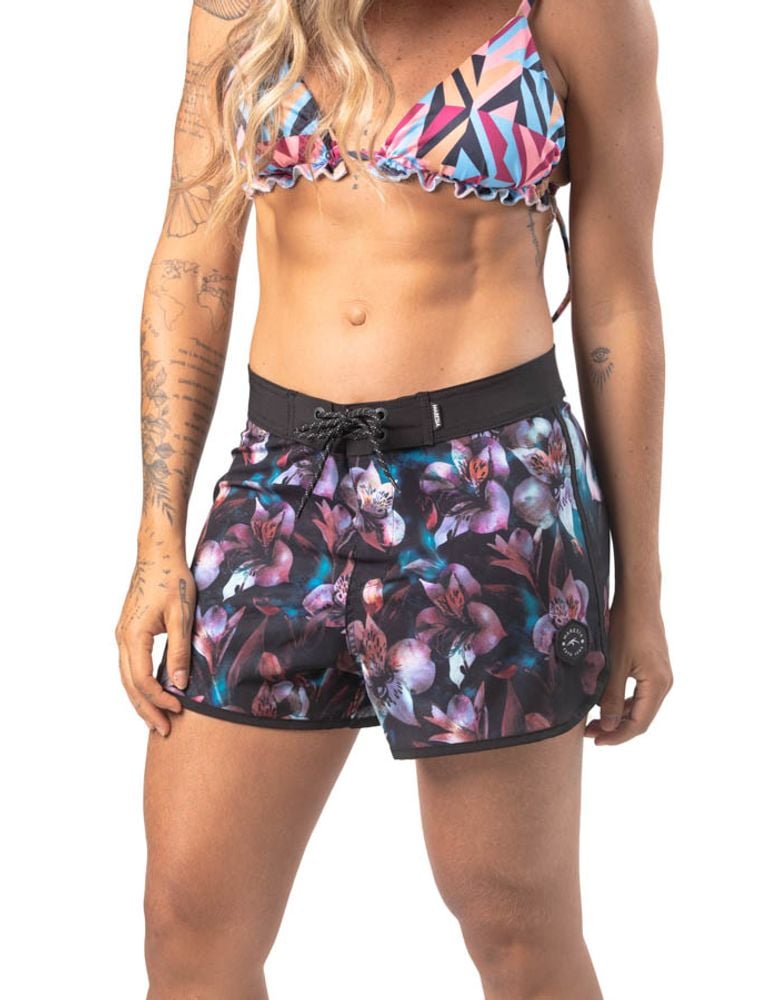 Short Feminino New Floral