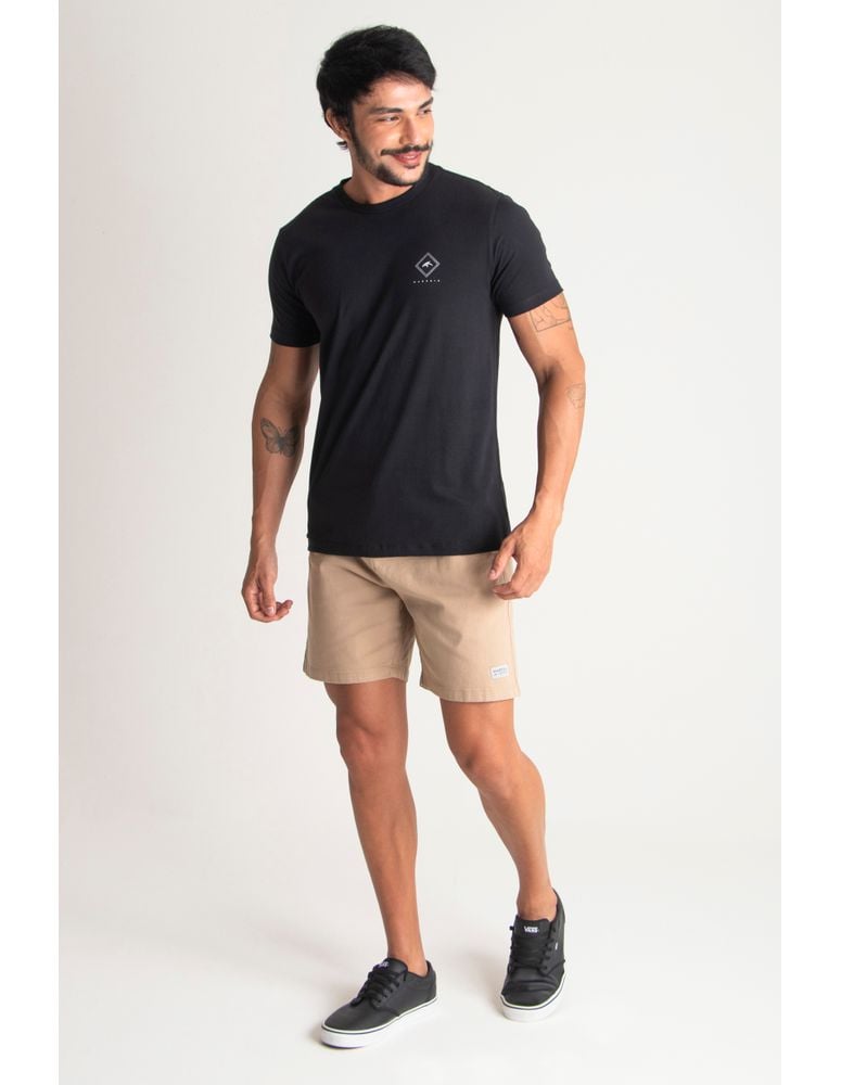 Camiseta Silk Slim Leafy
