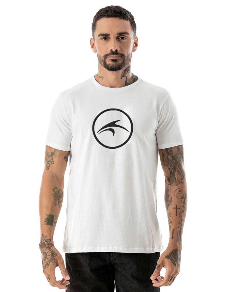 Camiseta Silk Slim Colorway Branco