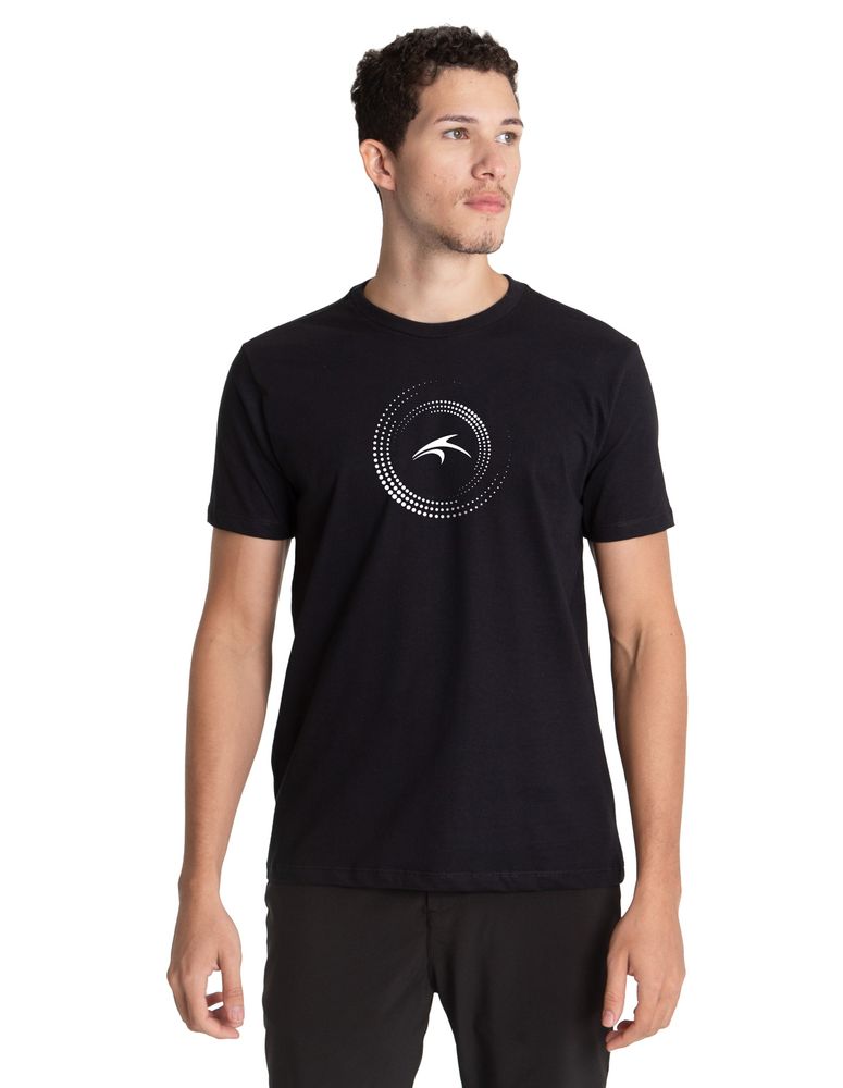 Camiseta Silk Slim Fit Halo Preto