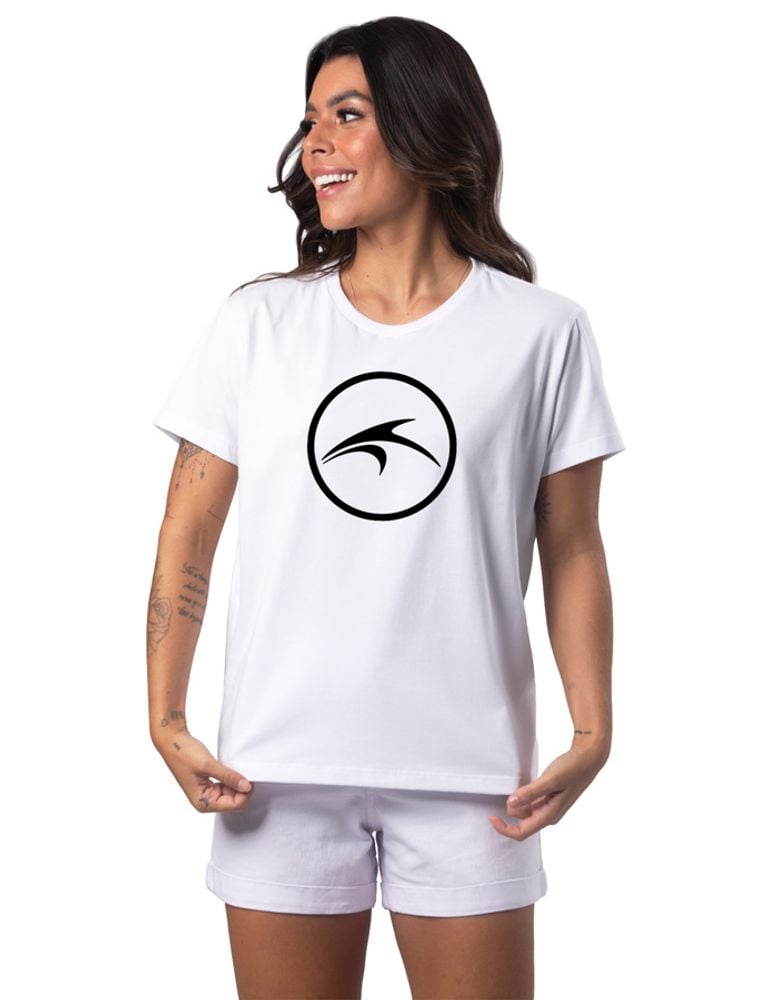 Camiseta Feminina Colorway Branco
