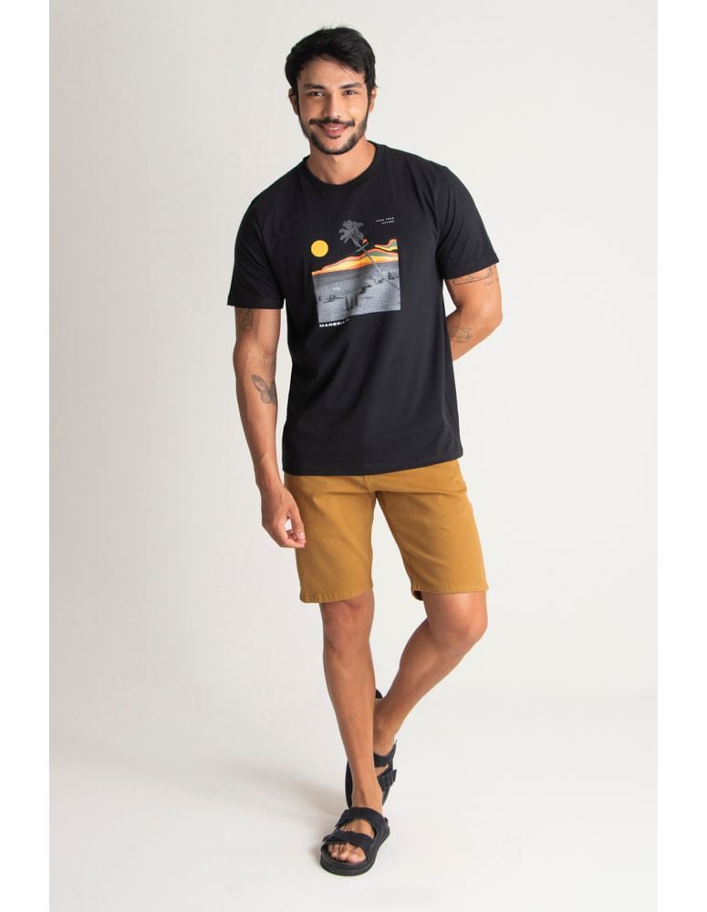 Camiseta Silk Tropical Art
