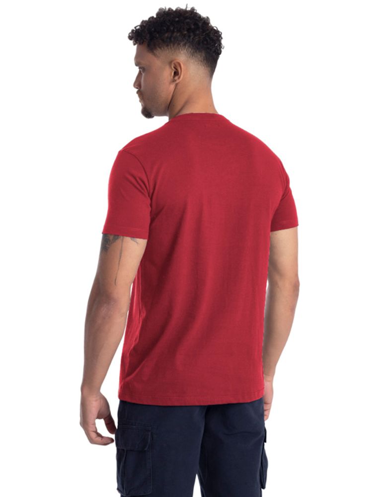 Camiseta Especial Rubbery Vermelho Carmim