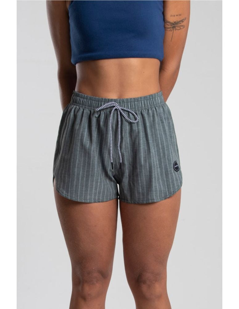Short Feminino Striped