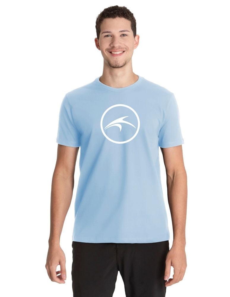 Camiseta Silk Slim Fit Colorway Azul Glacial