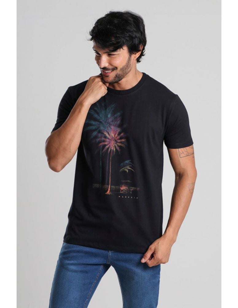 Camiseta Silk Slim Glitch Colors