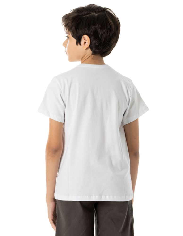 Camiseta Silk Juvenil Colorway Branco