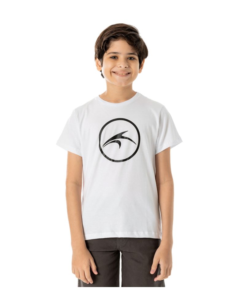 Camiseta Silk Juvenil Colorway Branco